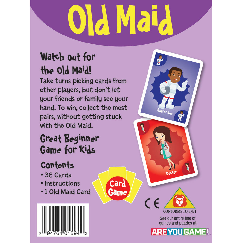 University Games Old Maid promotes memory and social skills through play.