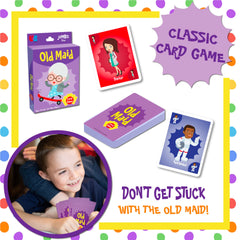 University Games Old Maid portable box design supports travel-friendly play.
