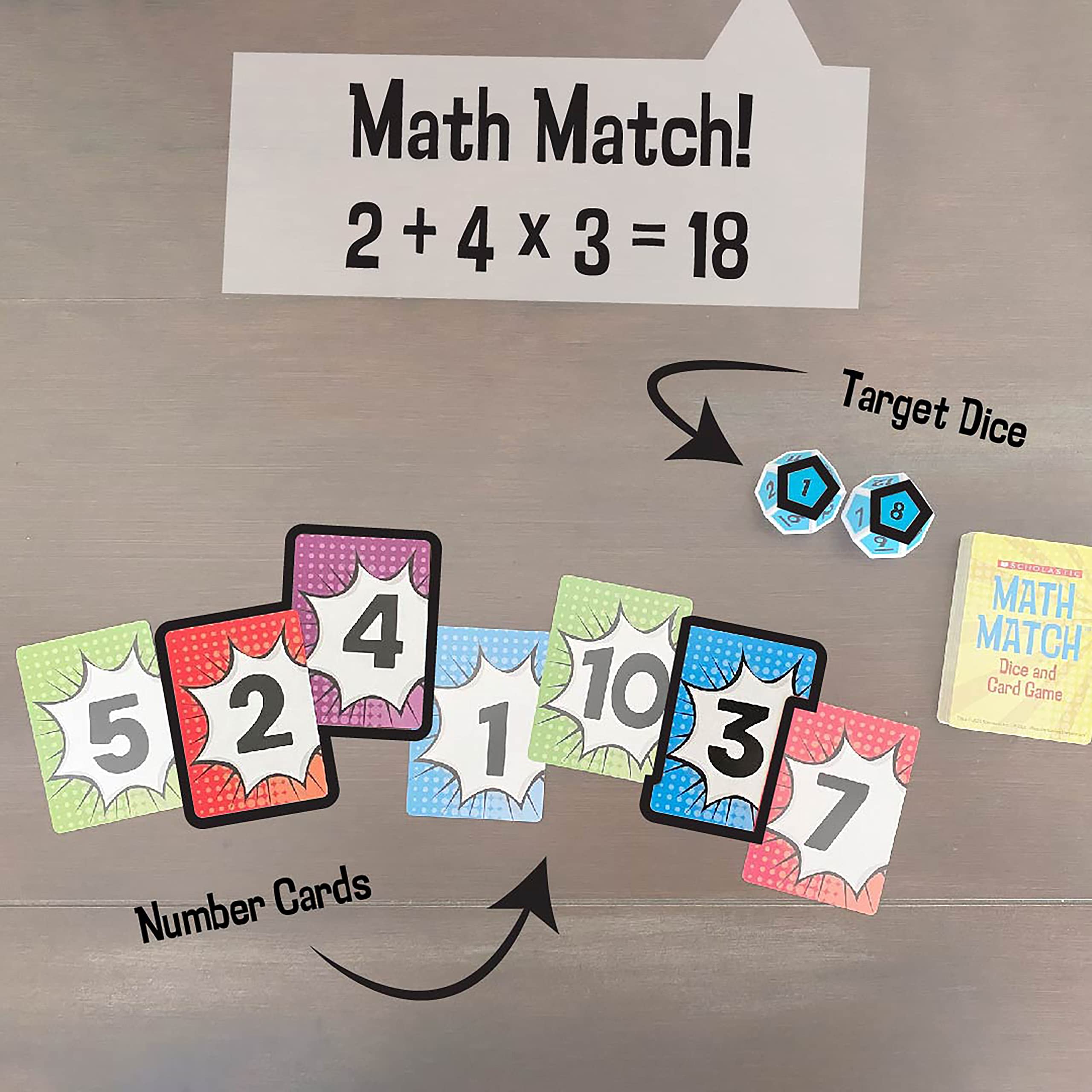 Engaging learning session with Math Match supports classroom-style math practice.
