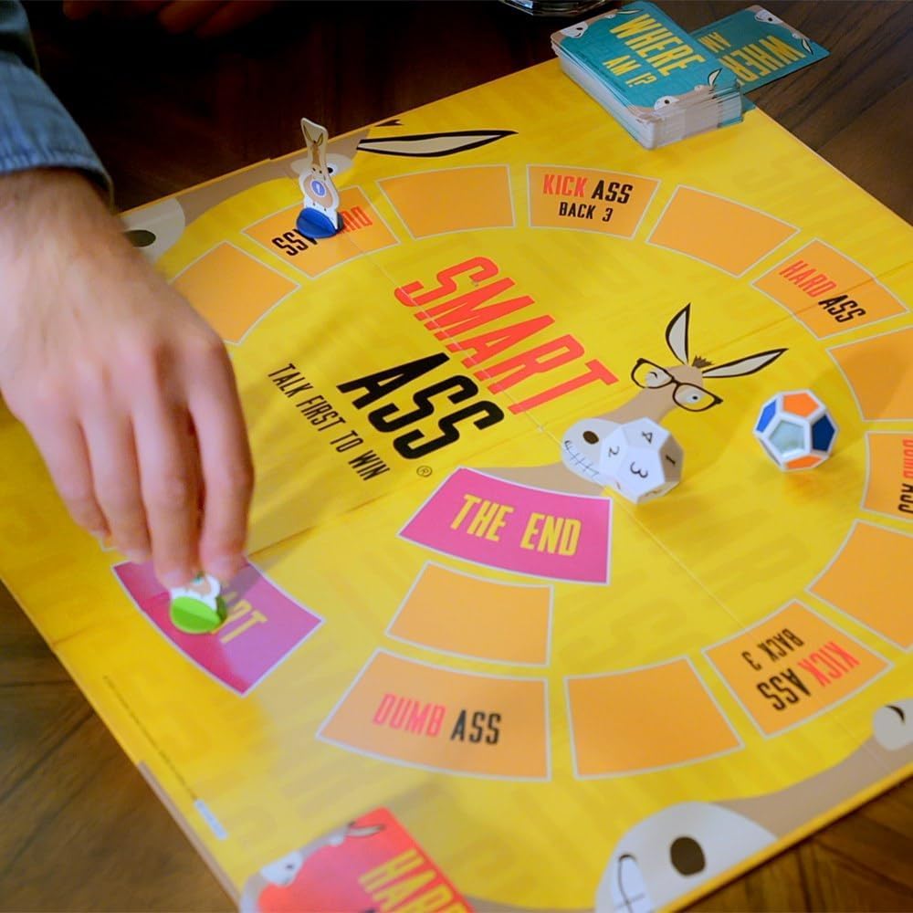 Category die featured in University Games Smart Ass Trivia