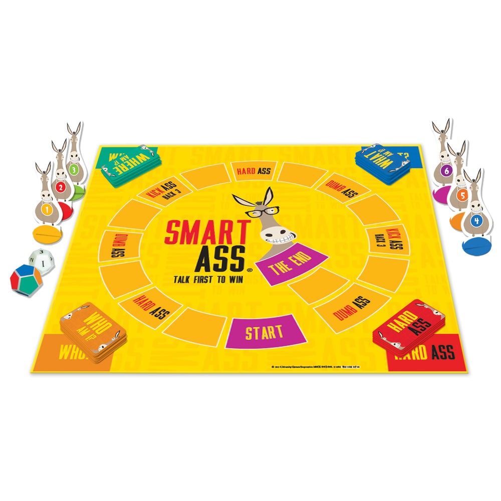 Movement die used in University Games Smart Ass Trivia