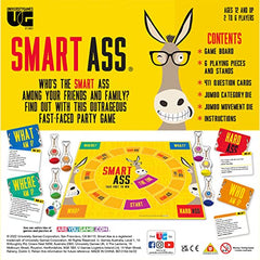 Playing pieces and stands from University Games Smart Ass Trivia