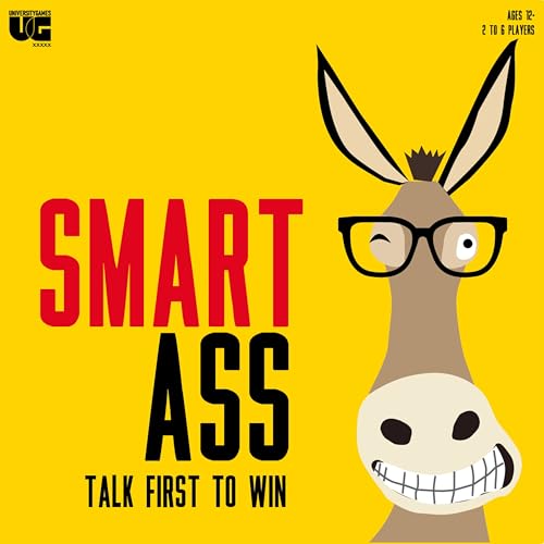Question cards from University Games Smart Ass Trivia with eight clues