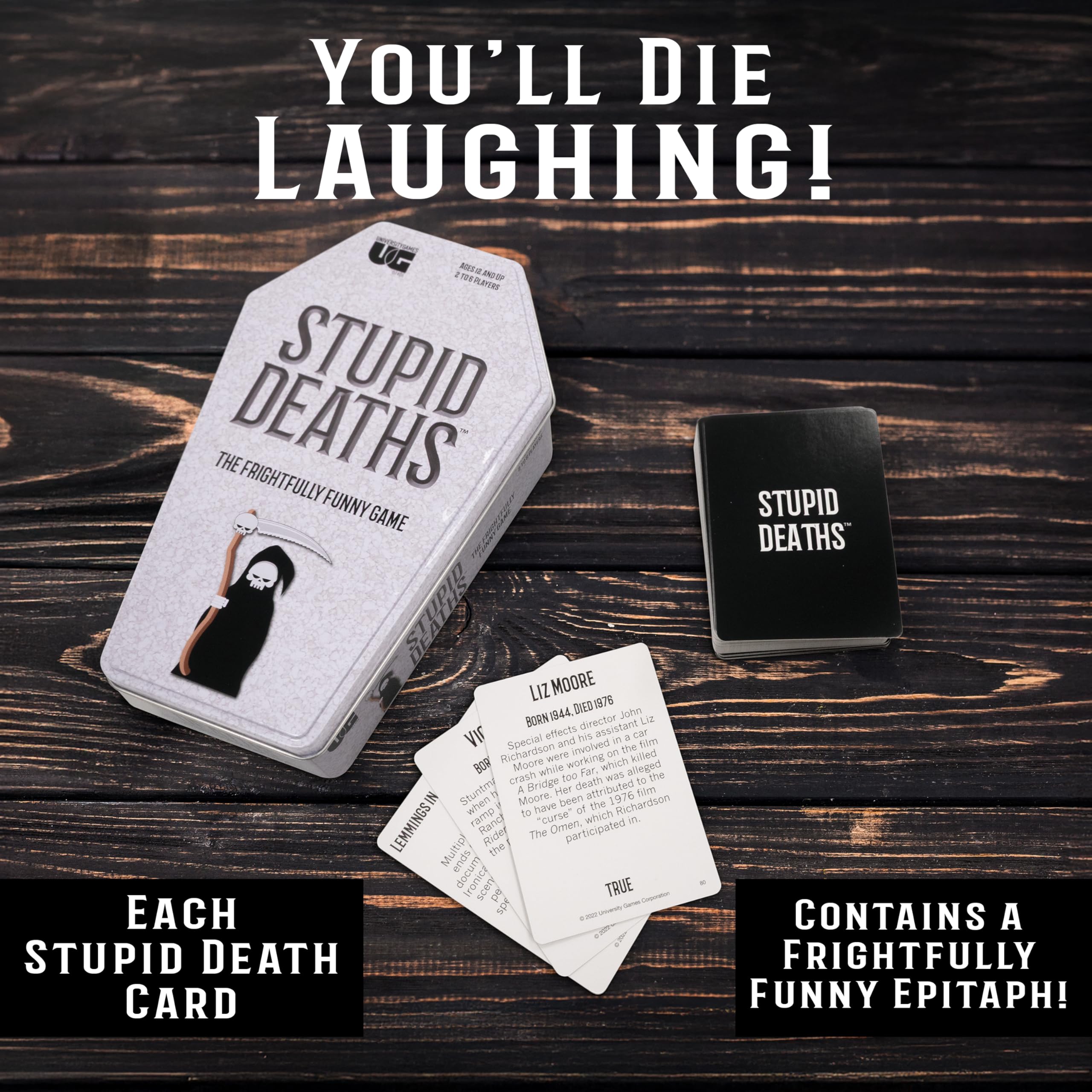Stupid Deaths players high-five after a correct guess.