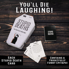 Stupid Deaths players high-five after a correct guess.
