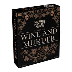 University Games Taste for Wine murder box ready for a themed dinner party