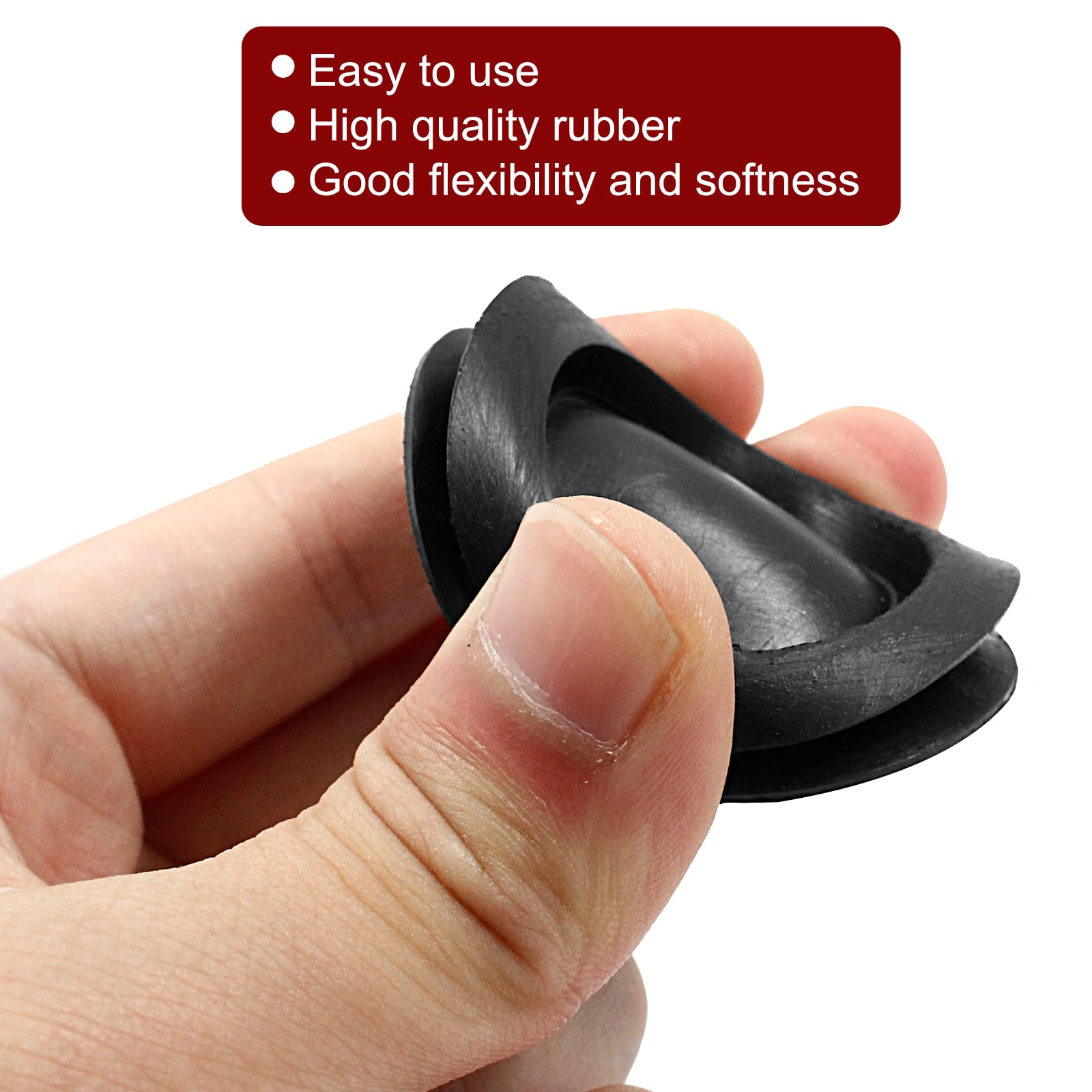 Unlorspy black piggy bank plug in use shows secure hole protection.