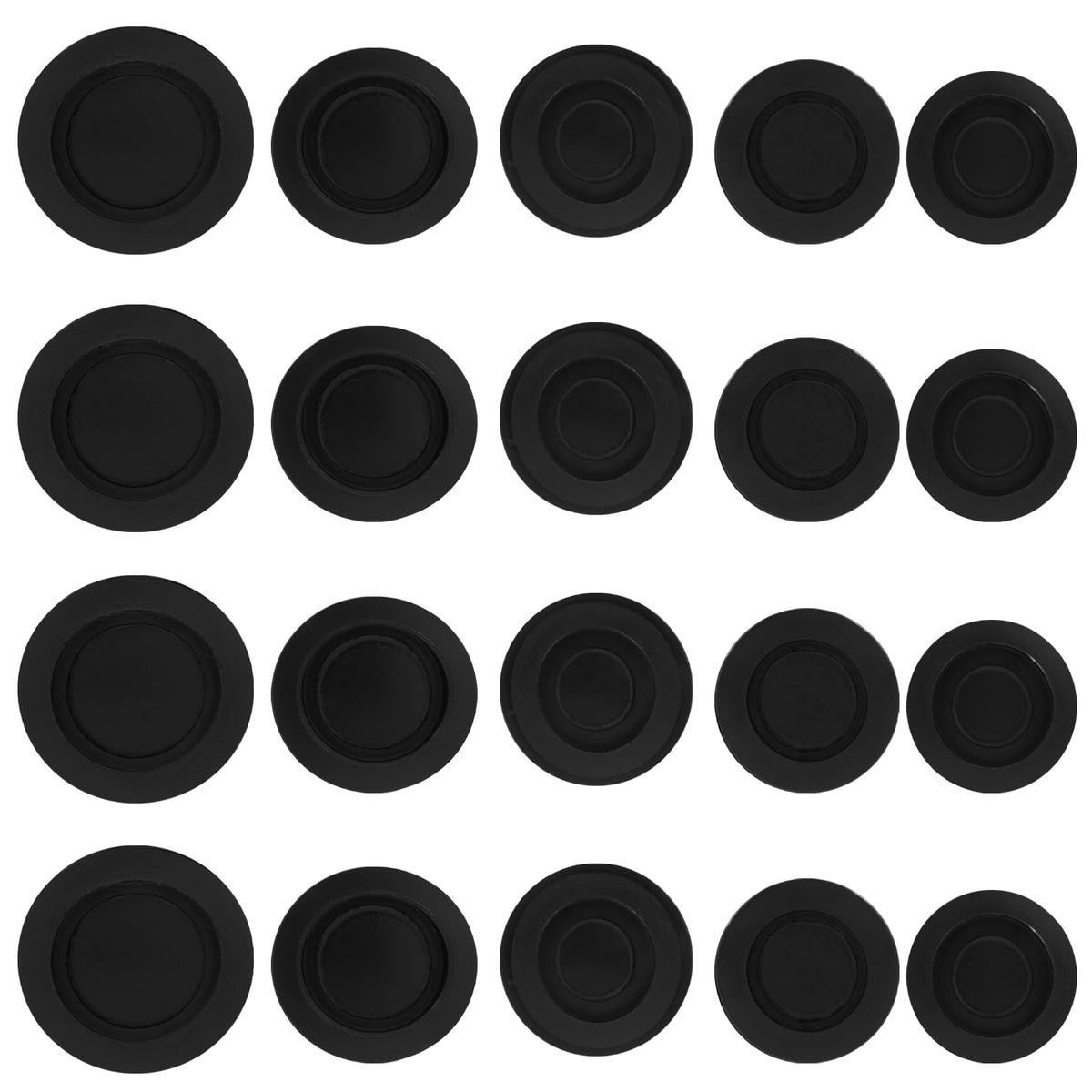 Unlorspy piggy bank hole plug round multipack seals holes securely to prevent spills.