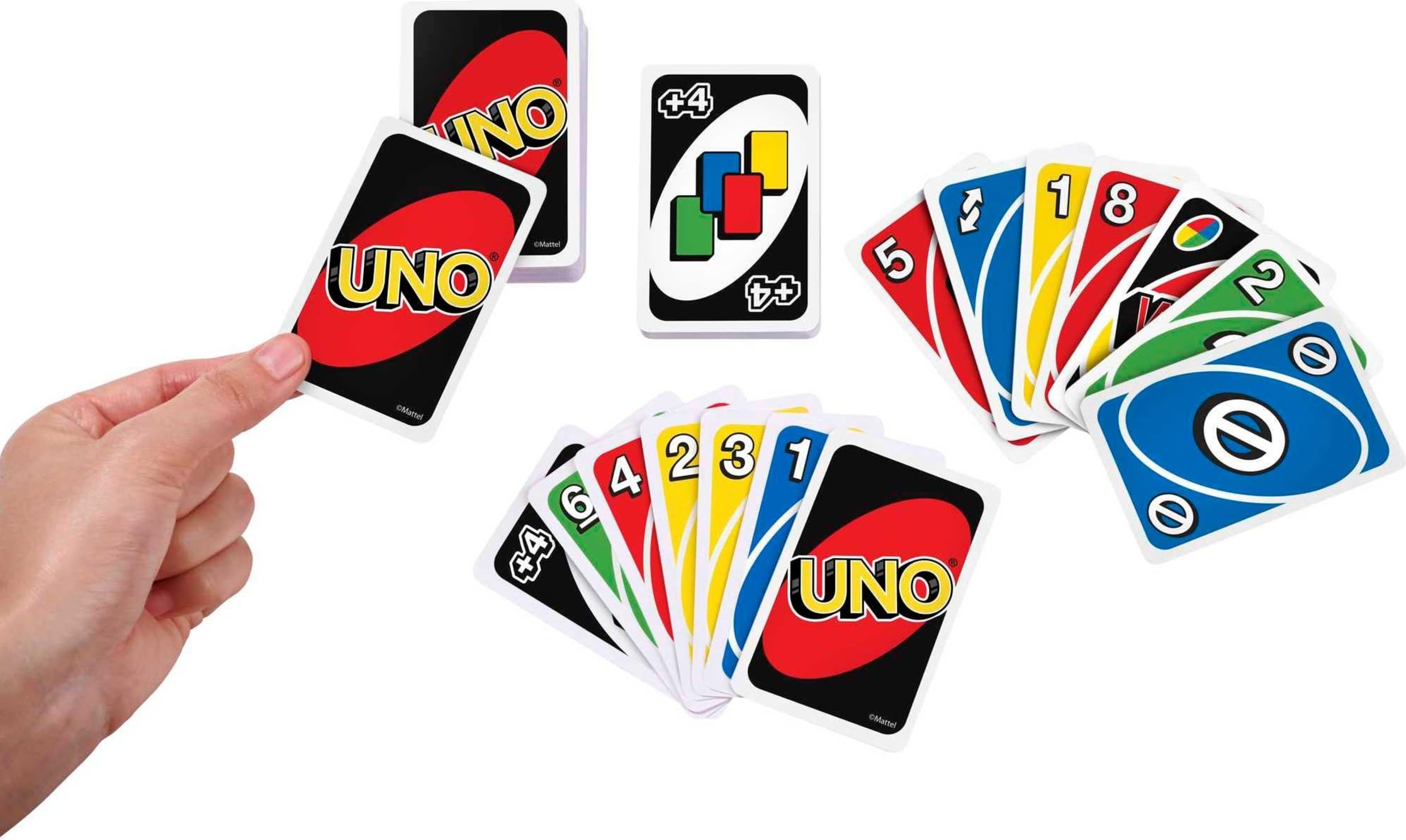 UNO color-blind symbols on cards aid color identification