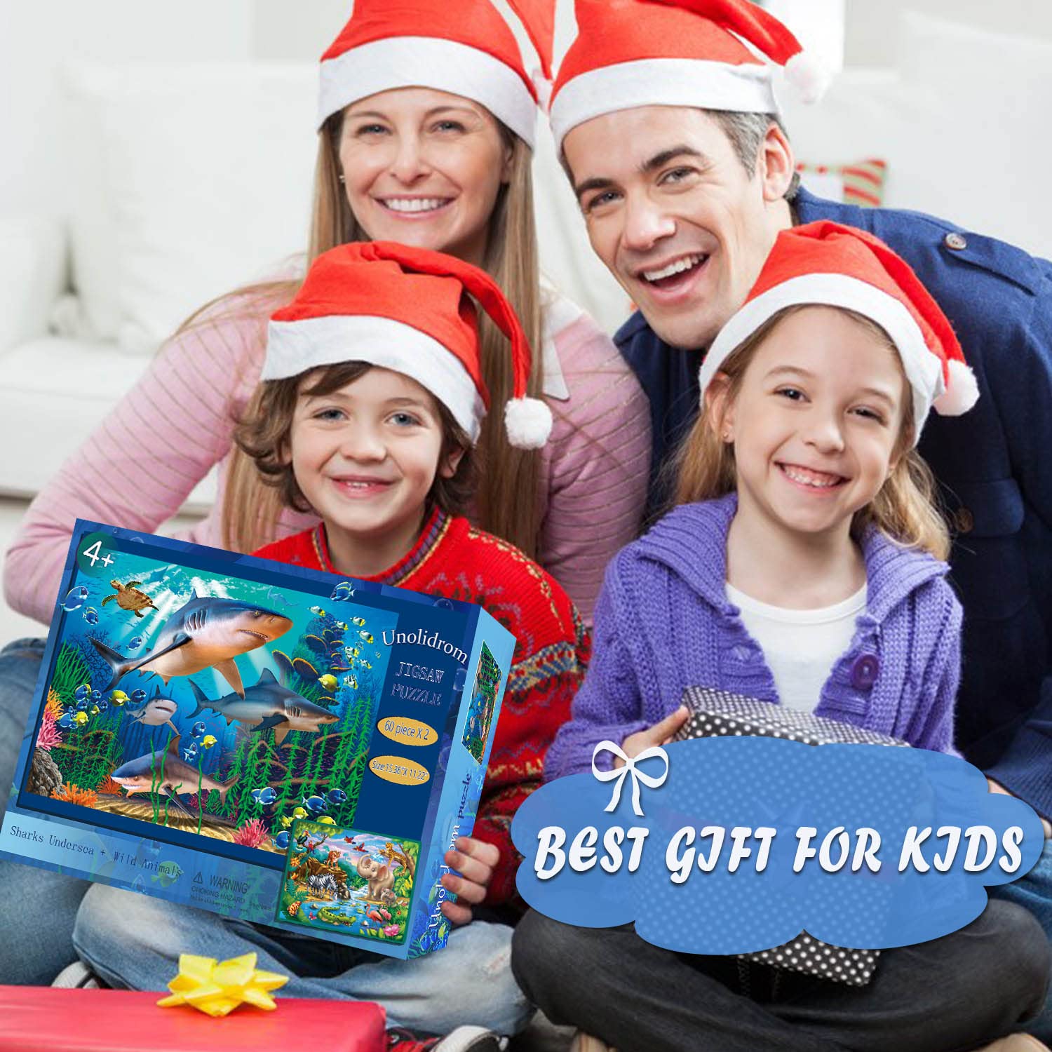 Unolidrom educational puzzle set suitable for birthdays, holidays, and classroom activities