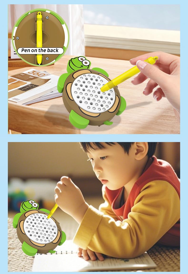 Unremittingly 1PCSTurtle travel toy keeps hands busy on planes and cars