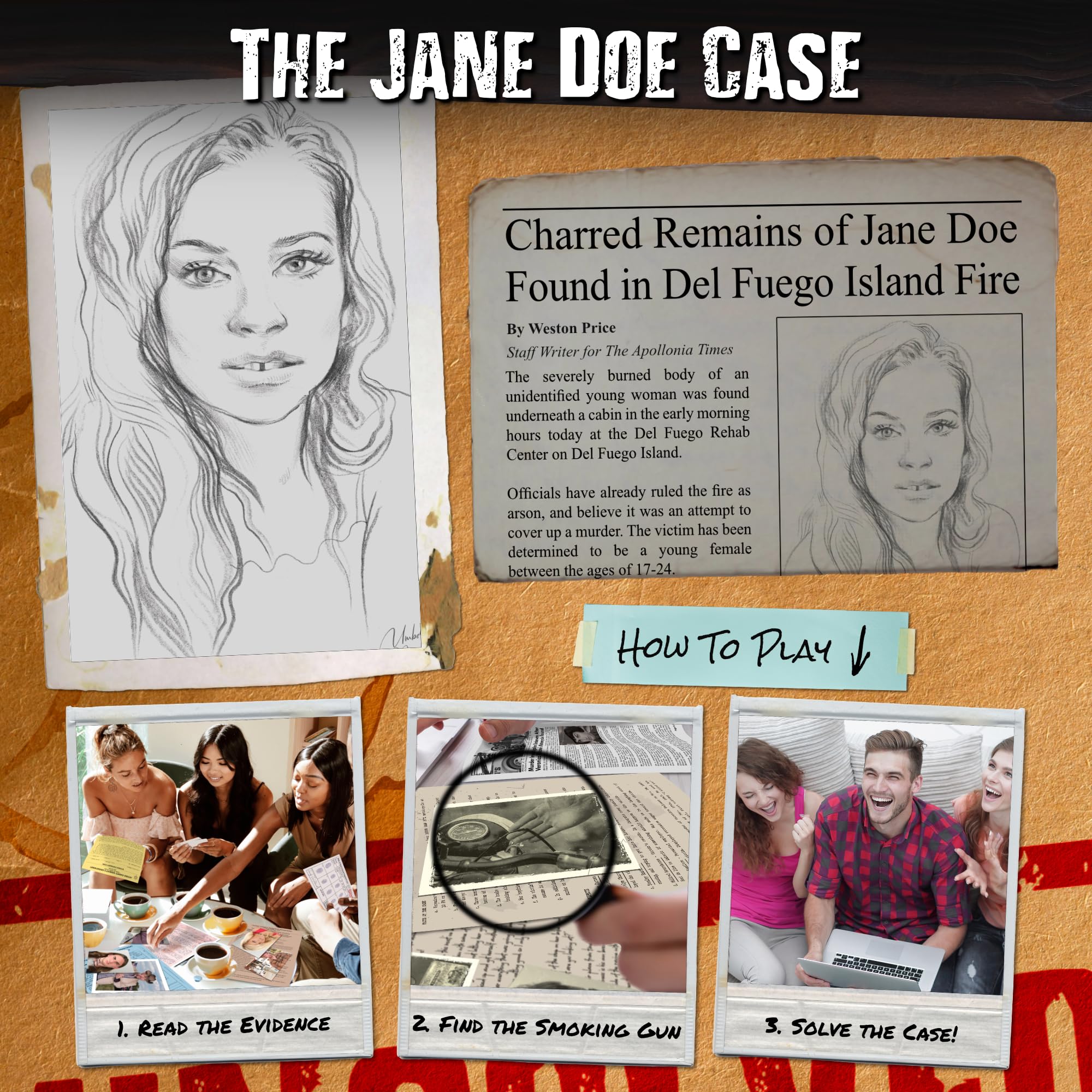 Unsolved Case Files: case file overview — gather over 50 documents for deep investigation.