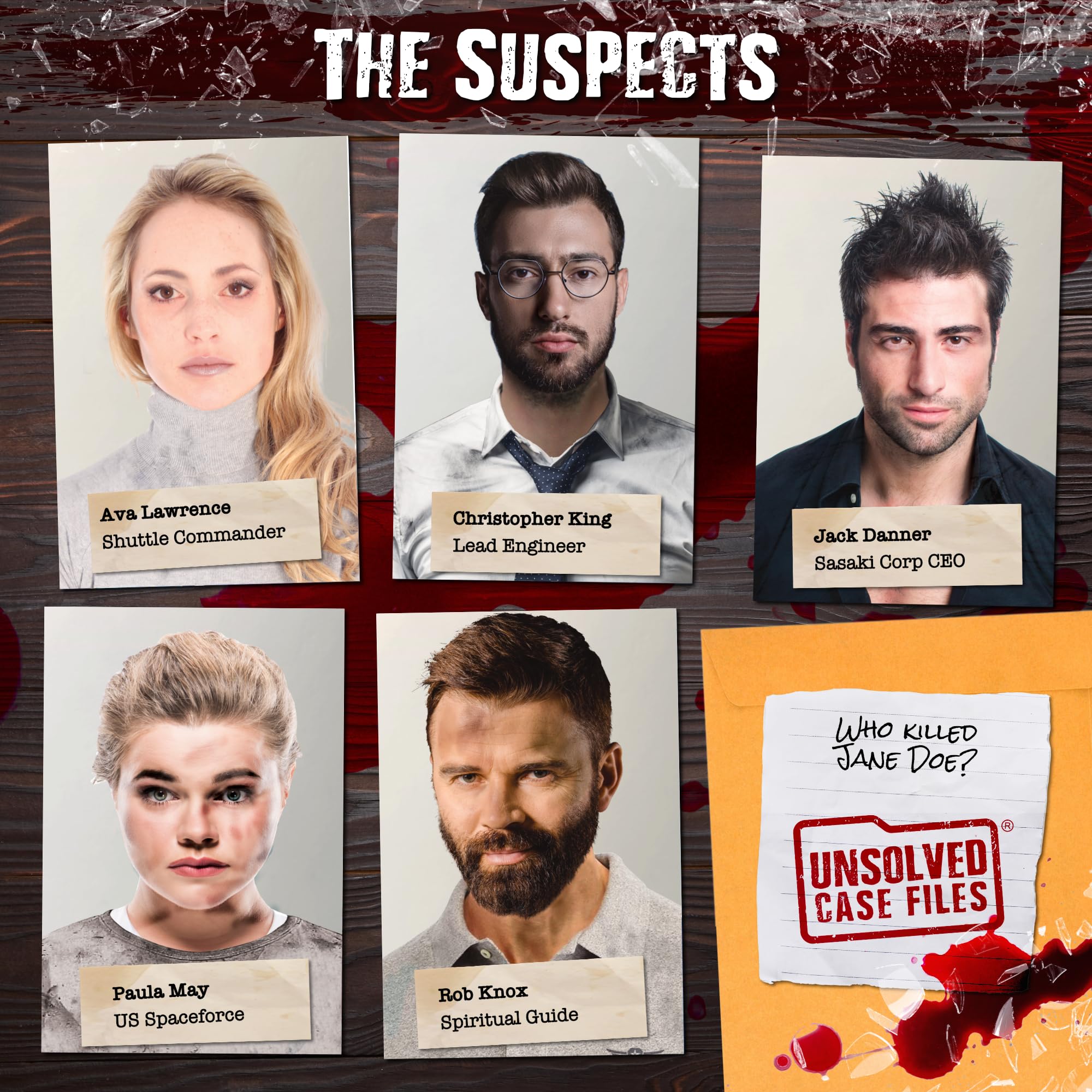 Unsolved Case Files: evidence photos — visualize crime scene details to fuel theories.