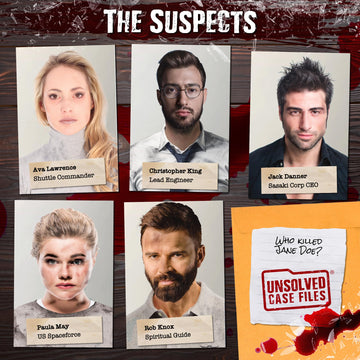 Unsolved Case Files: evidence photos — visualize crime scene details to fuel theories.