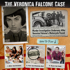 Unsolved Case Files Falcone Veronica newspaper articles help reconstruct the crime timeline.