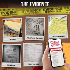 Unsolved Case Files Gardner Avery map of the crime scene aids pathfinding clues