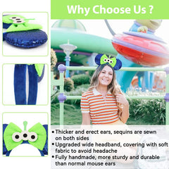 UNSPAZ handmade and high quality headband with durable stitching