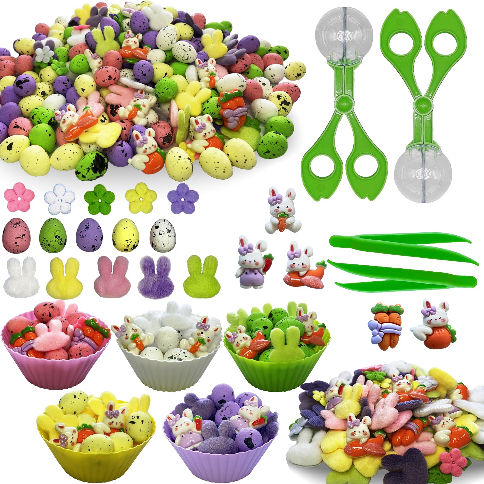 Unvola Easter foam eggs for sensory play that boost early counting skills