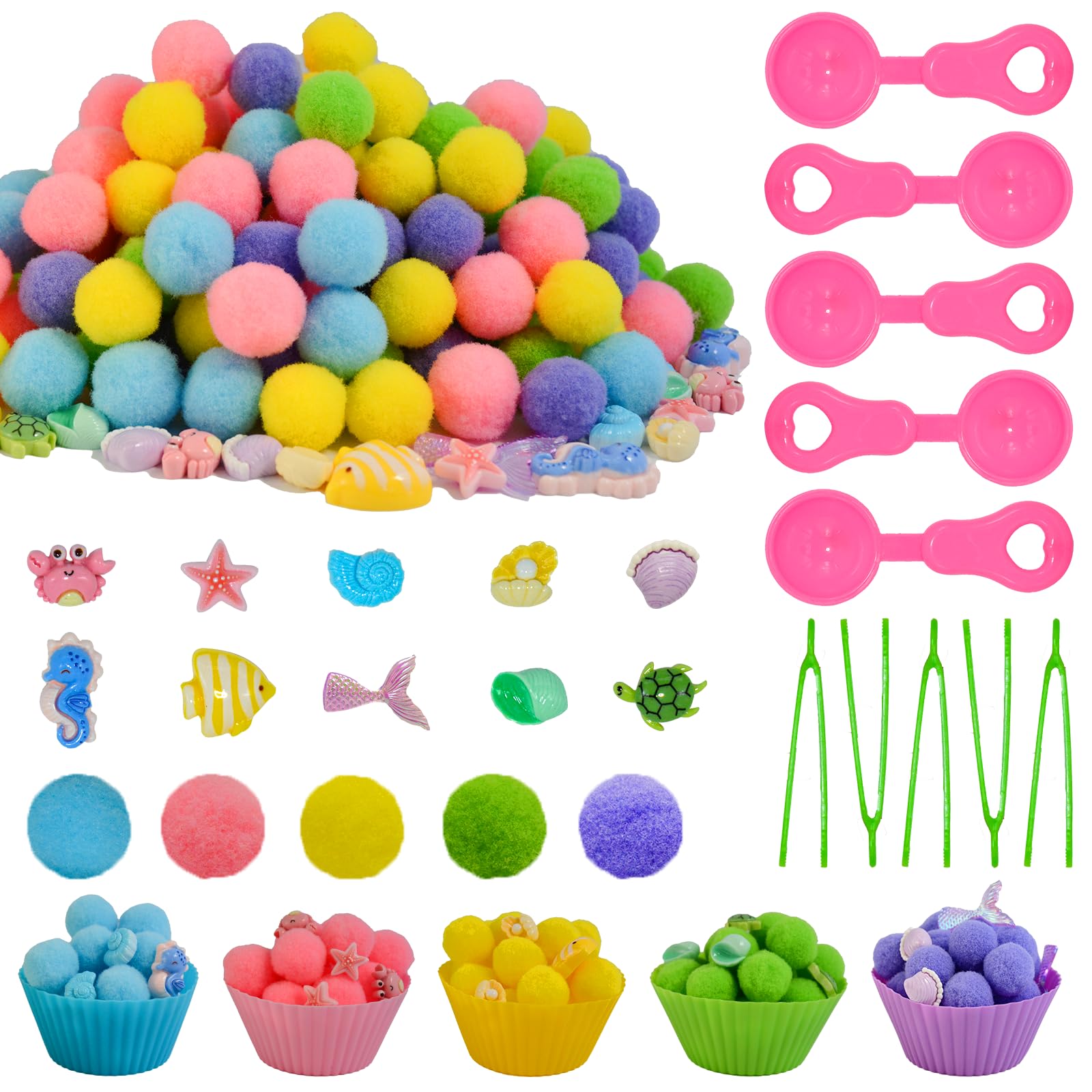 Unvola crab sensory figure supports fine motor play and color recognition.