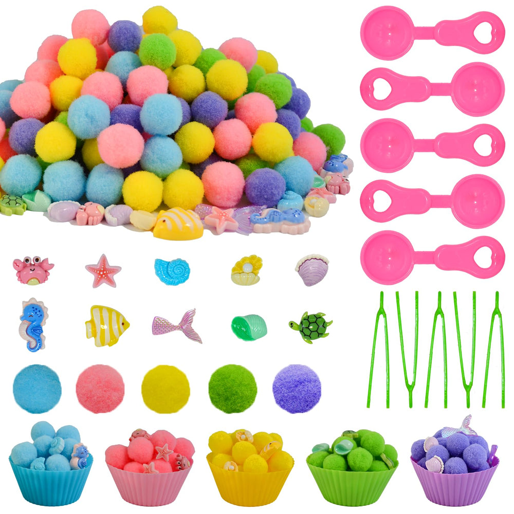 Unvola crab sensory figure supports fine motor play and color recognition.