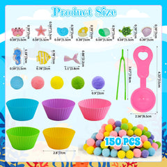 Unvola sea snail element encourages hands-on discovery and counting practice.
