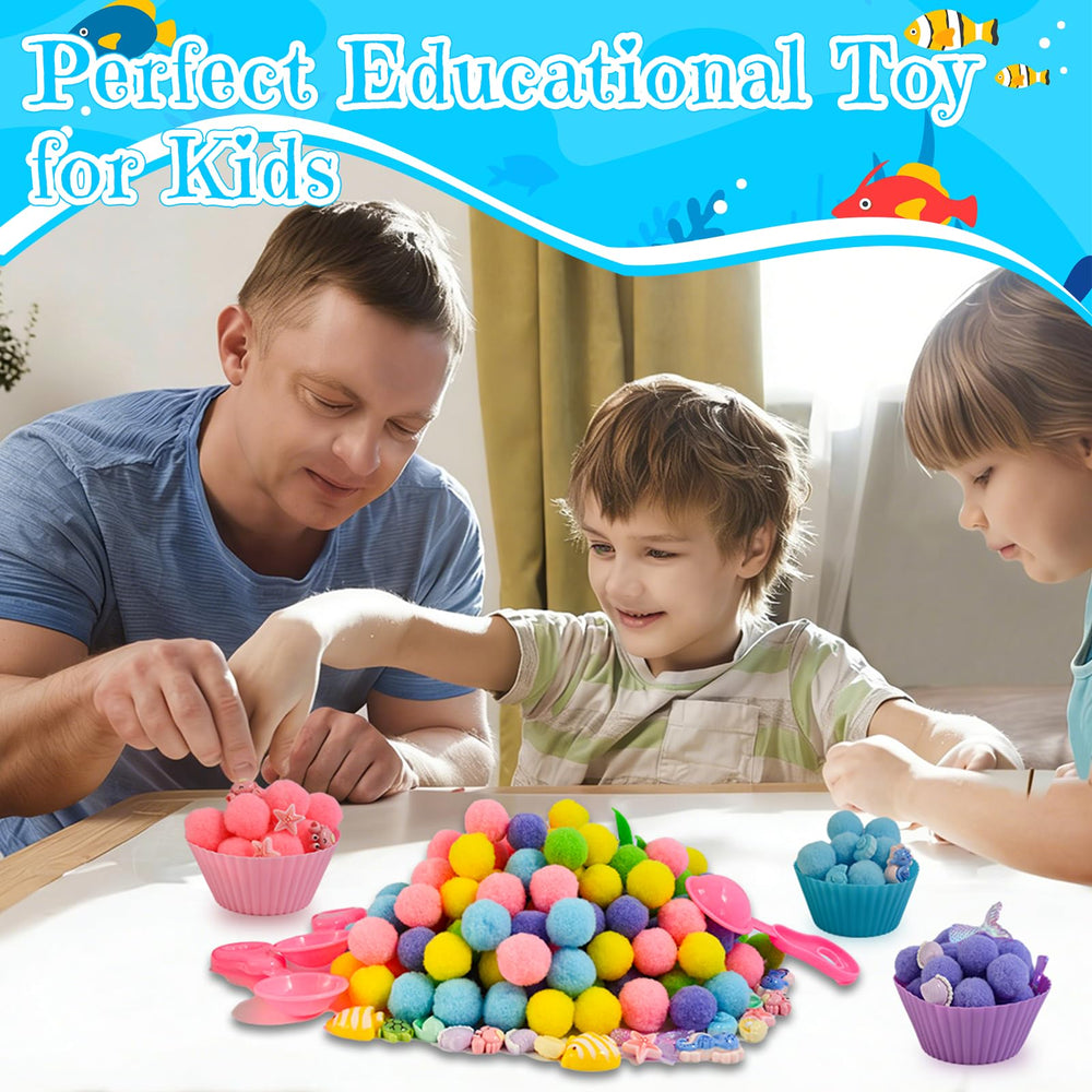 Unvola seahorse piece promotes focused attention and counting activities.
