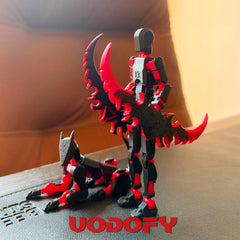 Uodofy T13 multi-jointed pose set enabling creative scene posing.