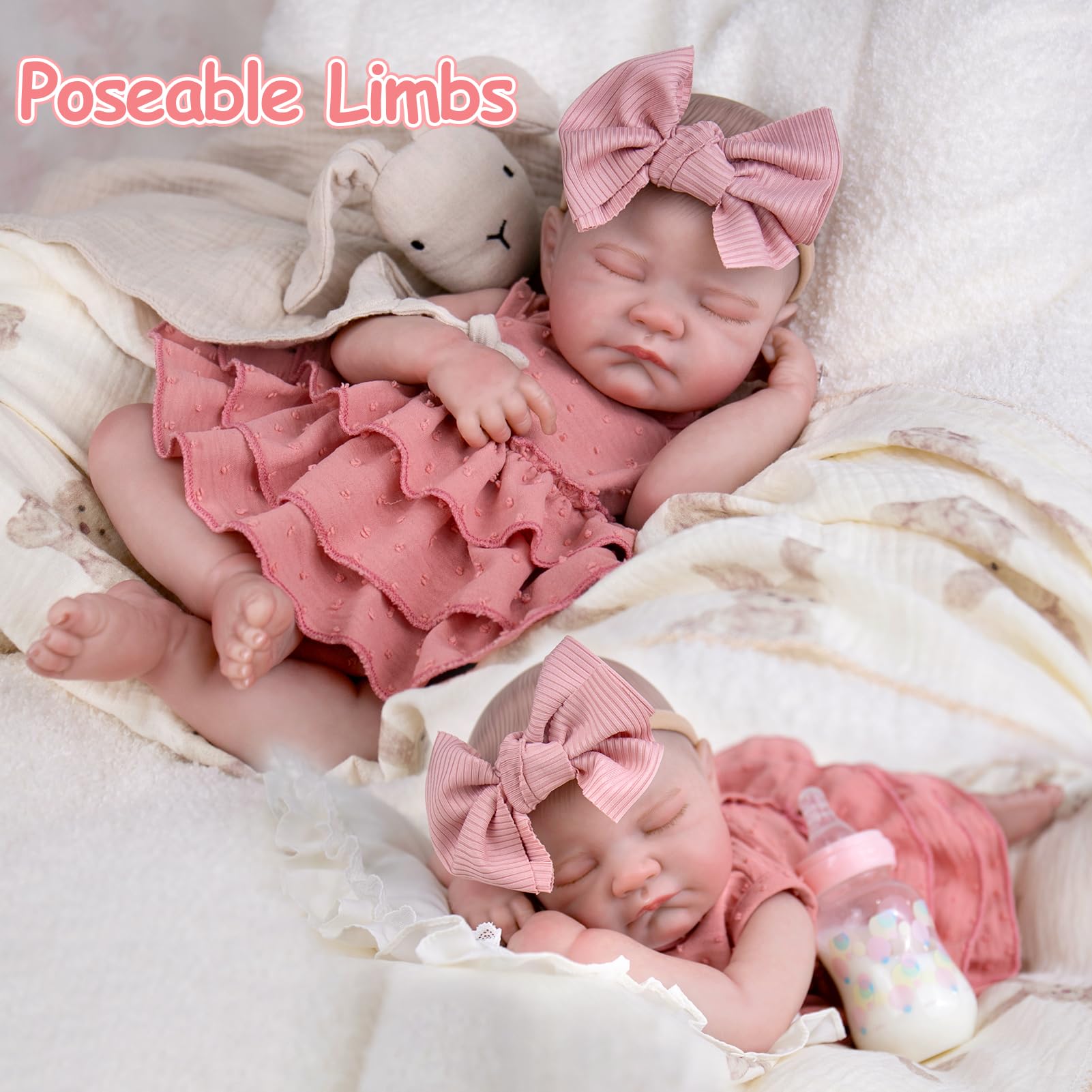 UOFTKIZ pacifier and hairband accessories boost authentic look.