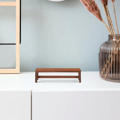 Uonlytech easy-care wooden bench for quick repositioning in tiny rooms.