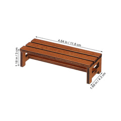 Uonlytech miniature bench suitable for bedroom scene setups and display.