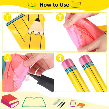 UooEA PVC leak-proof inflatable pencil demonstrating durable construction.