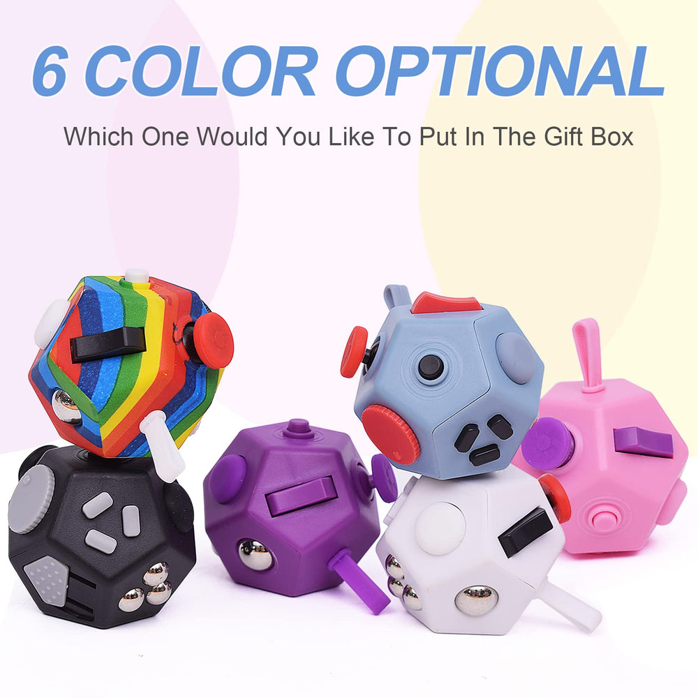UOOEFUN 12-sided cube featuring big and small buttons to channel focus.