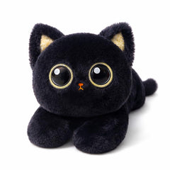 Uoozii Black Cat weighted plush 4lb offering a comforting hug for kids and adults.