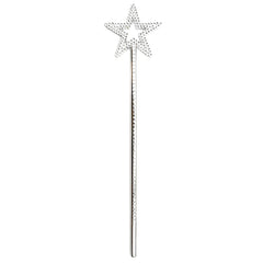 UOUYOO silver star wand for magical pretend play and photos