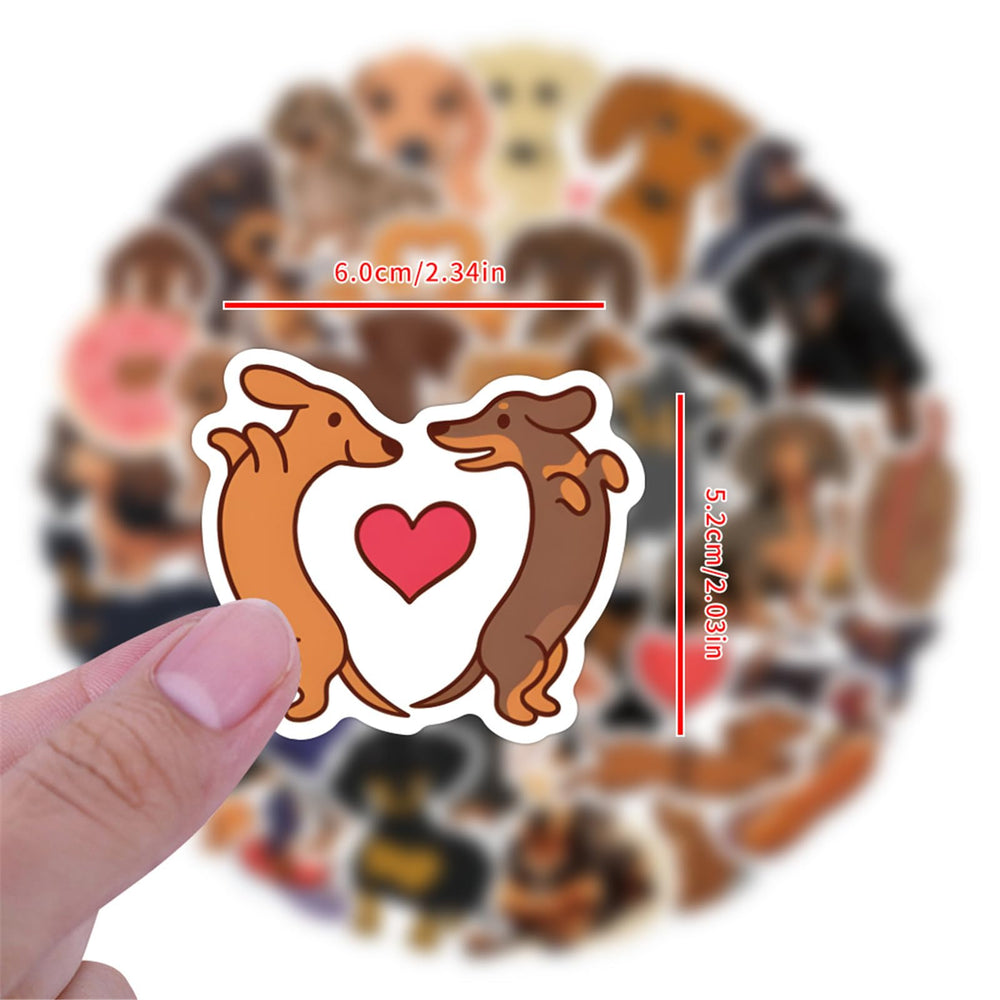 UoYYelly dachshund stickers for laptops brighten tech gear with fun, durable vinyl.