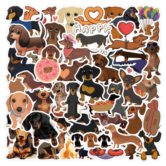 UoYYelly dachshund stickers for water bottles add cute personality and waterproof durability.