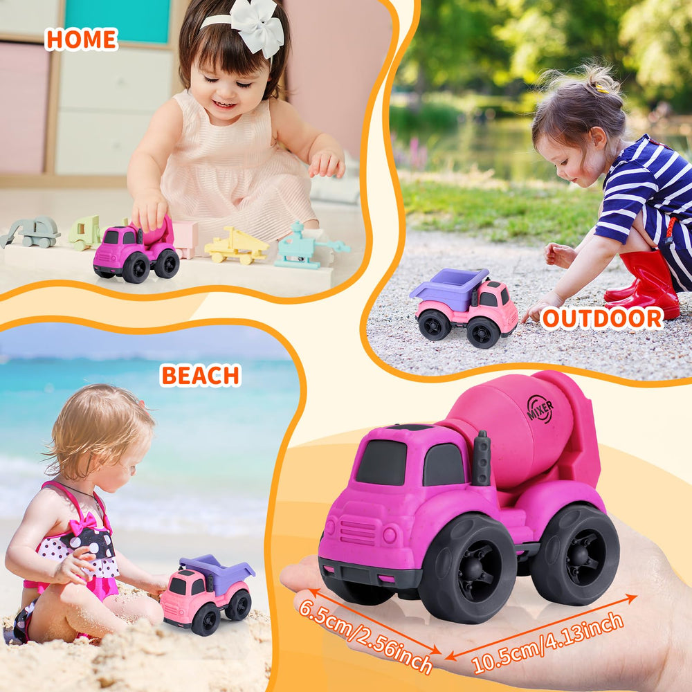 UOYLEYVN mixer truck playing in sand promotes outdoor sensory play