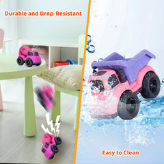 UOYLEYVN pink construction trucks for garden beach and home