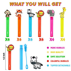 uoyoi Mini bubble wands 4.2 inches — compact party favors for kids