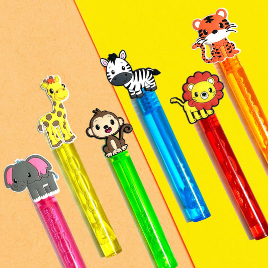uoyoi Safari animal pattern toppers — detachable designs for reuse
