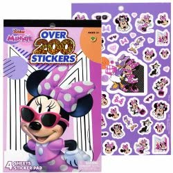 UPD Minnie Bowtique foil cover sticker pad featuring metallic designs for planners, scrapbooks, and crafts.
