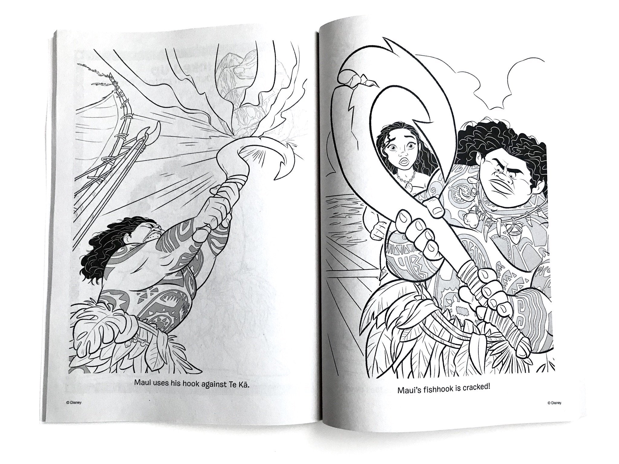 UPD Moana coloring activity book inside pages featuring engaging activities for learning