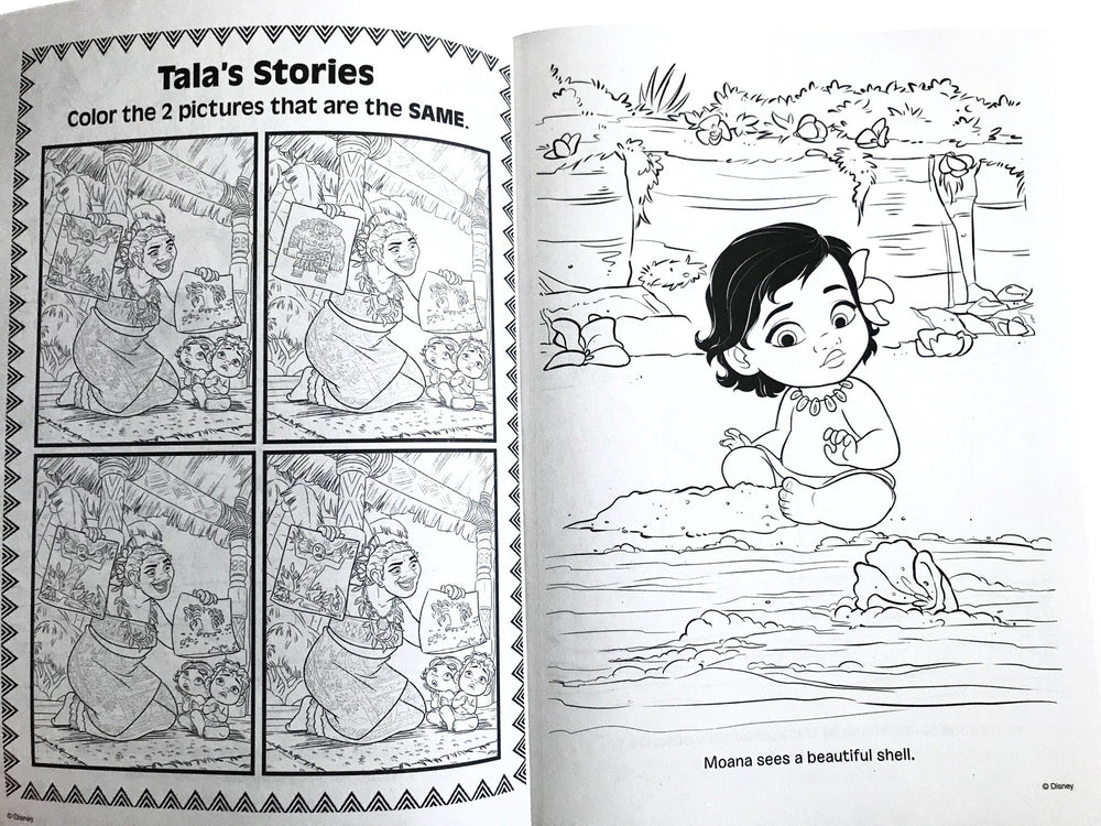 UPD Moana coloring activity book for kids with kid-friendly design for rainy-day fun