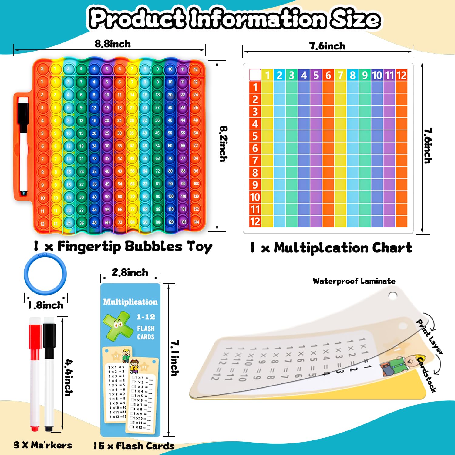 UPDOPEF marker set in black and red for marking answers.