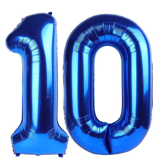 Upgesy giant navy blue 10 balloon 40 inch for striking party decor and photos