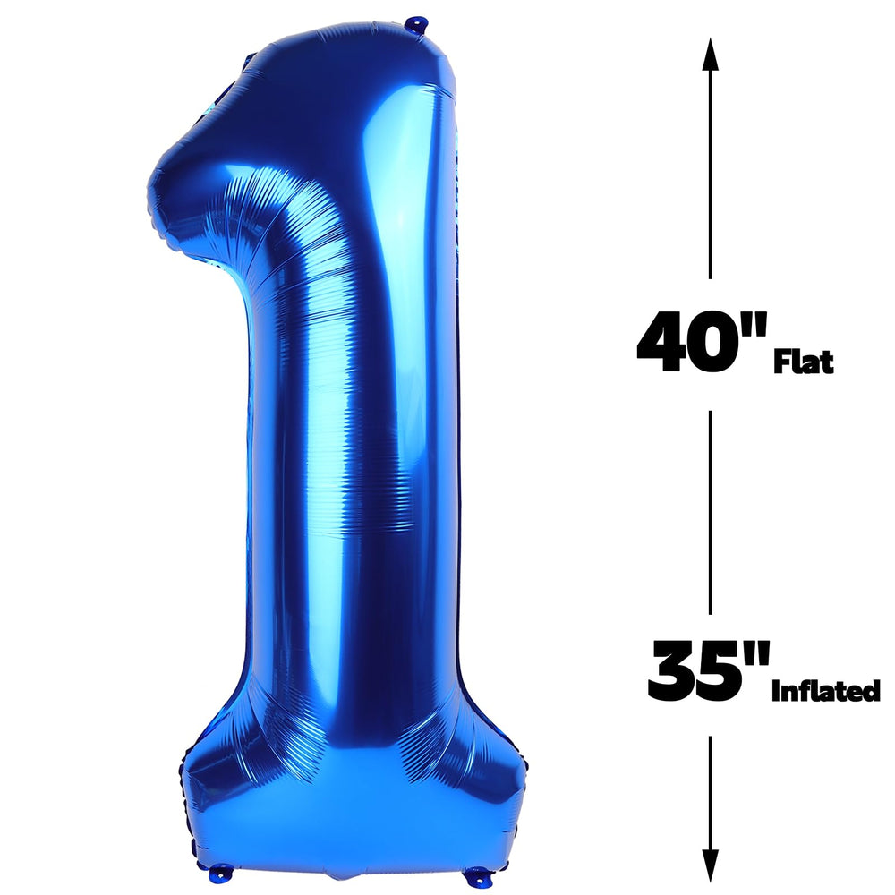 Upgesy navy blue 40 inch number 10 balloon adds a bold focal point