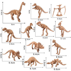 UPINS stegosaurus skeleton figure for display and hands-on exploration