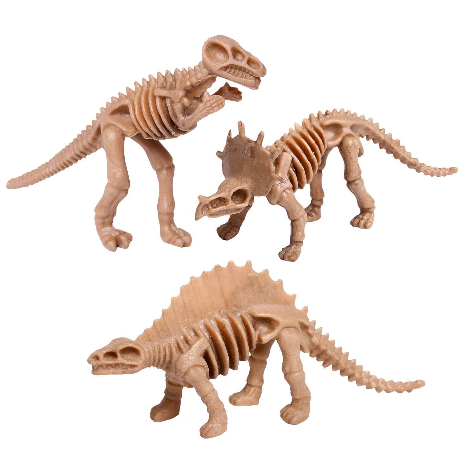 UPINS styracosaurus skeleton figure for creative learning activities