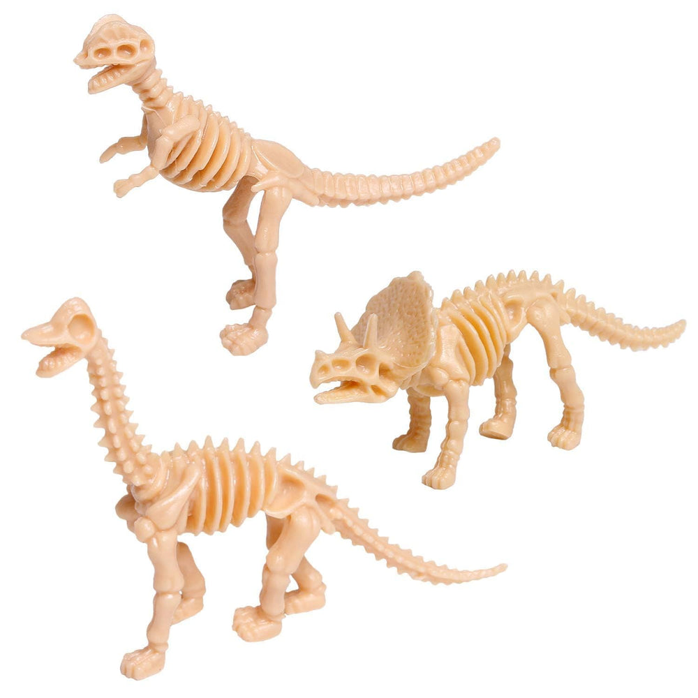 UPINS triceratops skeleton figure for pretend play and education