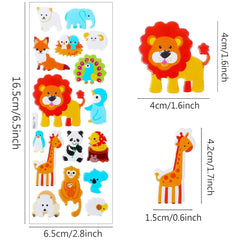 UPINS foam animal stickers for classroom activities and rewards